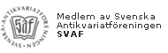 Medlem av Svenska Antikvariatföreningen - SVAF